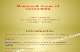 1st Chapter Financial Accounting