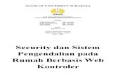 (Presentasi) Security Dan Sistem Pengendalian Pada Rumah Berbasis Web Kontroler