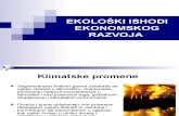 Lidija Cakić, Tamara Ranđelović - Ekološki Ishodi Ekonomskog Razvoja