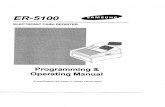 Electronic Register 5100 Programming and User Manual