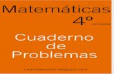 4 Primaria Matemáticas - Santillana - Cuaderno de Problemas 2012