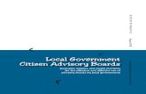 Local Government Citizen Advisory Boards - MRSC