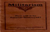 Militarism: How WIll It Be Forever Destroyed? by J. F. Rutherford, 1915-1916