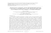 INSTALLATION AND INTERMITTENT CHARACTERISTICS OF REINFORCED ALUMINUM MATRIX COMPOSITES