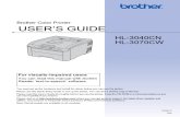 Brother Hl3040cn manual
