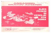 Avsenik - Album Za Harmoniko - Accordion - Zvezek 39