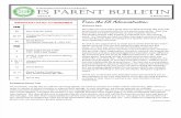 ES Parent Bulletin Vol#10 2016 January 15