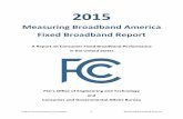 FCC: Measuring Broadband America Fixed Broadband Report 2015