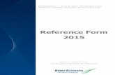 2015 REFERENCE FORM - VERSION 8