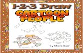 1-2-3 Draw Cartoon People