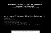 Does open data need journalism - ODI Summit 2015