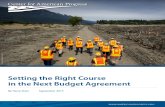 Setting the Right Course in the Next Budget Agreement