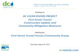 DC Water 1st Street Tunnel Construction Update 2015 08 20