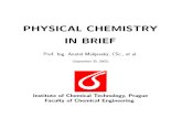 Physical Chemistry in Brief (Knjiga)