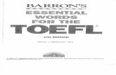Barrons Essential Words for the TOEFL Fourth Edition