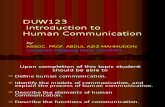 DUW123 Intro for Communication