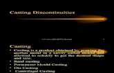 Casting and Forging Discontinuities