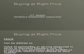 Buying at Right Price