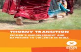 Thorny Transition: Women's empowerment and exposure to violence in India