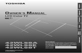 Lcdtv 42wl58a User Manual