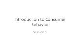Comprehensive: Introduction to Consumer behavior