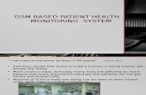 Gsm Based Patient Health Monitoring System