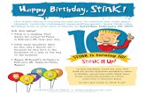 Stink BirthdayEvent Kit