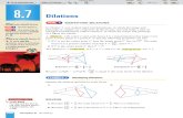 ML Geometry 8-7 Dilations