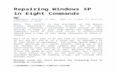 Repairing Windows XP in Eight Commands