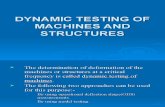 Dynamic Testing of Machines and Structures