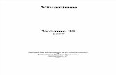 Vivarium - Vol 35, Nos. 1-2, 1997