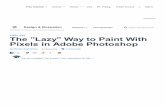 The _Lazy_ Way to Paint With Pixels in Adobe Photoshop - Tuts+ Design & Illustration Tutorial