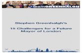 Stephen Greenhalgh: 15 Challenges for a Future Mayor of London