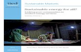 IIED: Sustainable Energy for All? (2012)