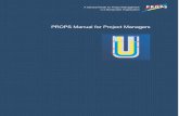 Manual for Customer Project Managers - PROPSC
