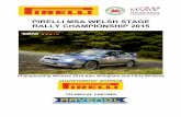 Pirelli MSA Welsh Stage Rally Championship Regulation Booklet