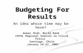 Anwarshah Budgeting for Results
