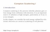 5 Compton Scattering I