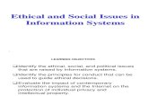 Ch4 Ethical and Social Issue in Information Systems