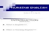 Nursing English 1st Class