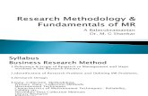 Unit-1_Research Methodology & Fundamentals of MR