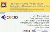Paperless Trading Infrastructure Technology Development in Hong Kong-Thomas Lee-Full