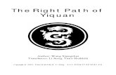 The Right Path of Yiquan