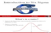 Six Sigma 1 Intro