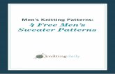 4 Free Sweater Patterns for Men