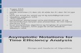 Asymptotic Notations for Time Efficiency Analysis