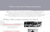 Of Mice and Men Great Depression Simulation