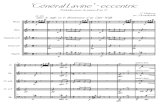 Debussy - General Lavine-eccentric -Fl Ob Cl Cr Fg- - Partiture Parts