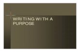 Writing With a Purpose [Compatibility Mode]