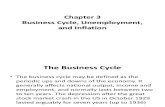 Chapter 3: Business Cycle, Inflation and Unemployment